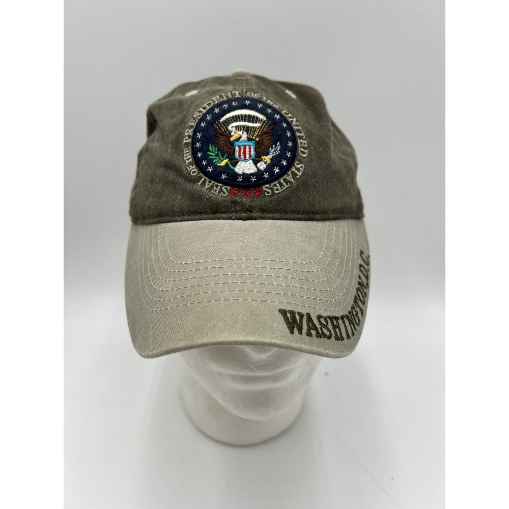 Washington DC USA Presidential Seal Adjustable Strapback Hat City Hunter